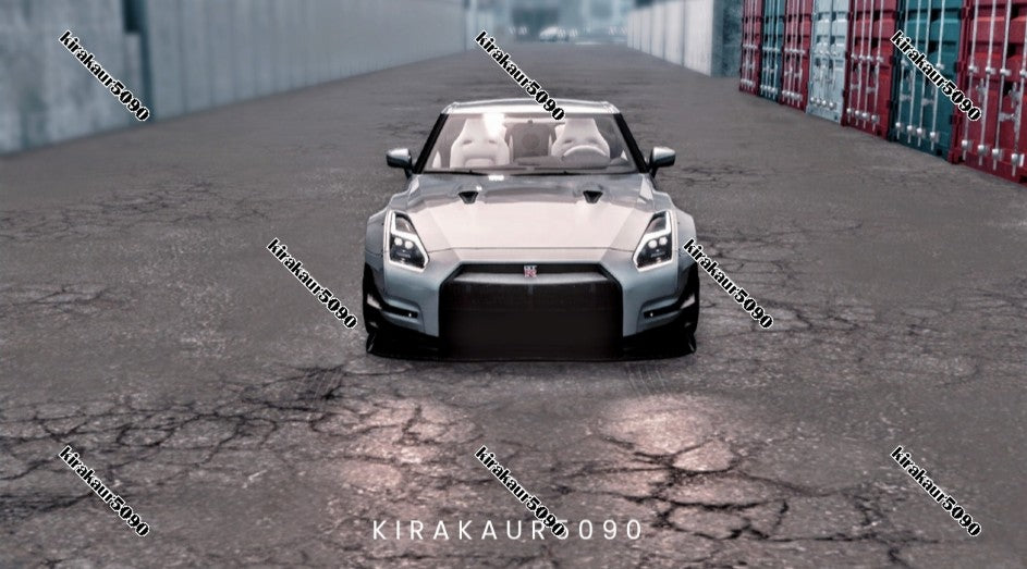 Nissan gtr silver (PC wallpaper)