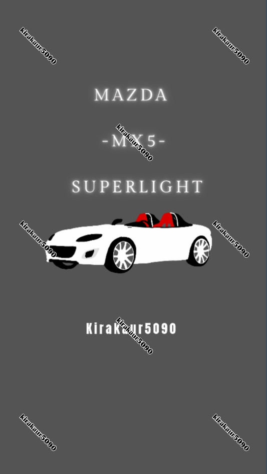 MAZDA MX5 SUPERLIGHT (PHONE WALLPAPER)