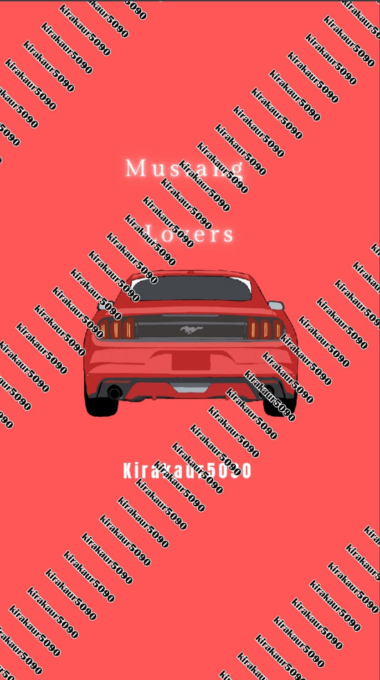 FORD MUSTANG LOVERS PHONE WALLPAPER