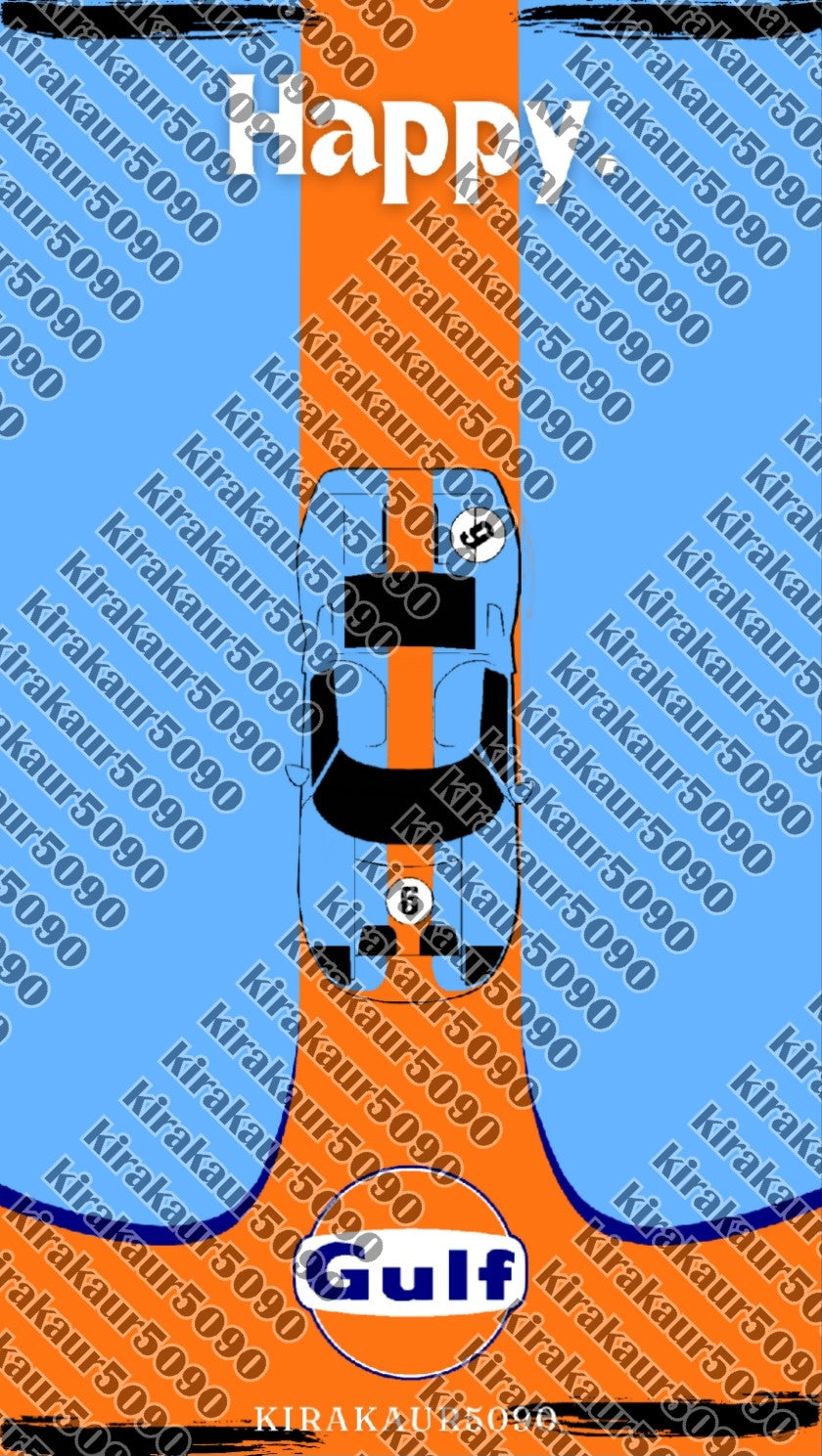 GULF - FORD -GT40 (PHONE WALLPAPER)